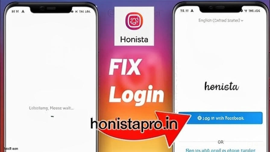 Generate an image of a Write site name "honistapro.in" at the footer